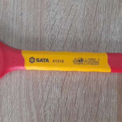 Cờ lê đầu mở 16mm cách điện 1000V VDE SATA 41316