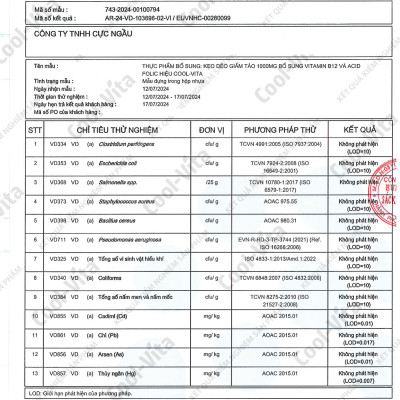 Combo 4 Hộp Kẹo Dẻo Giấm Táo Vitamin B12 Hỗ Trợ Tiêu Hóa Coolvita, Tăng Cường Miễn Dịch (60 viên x 3g)/hộp