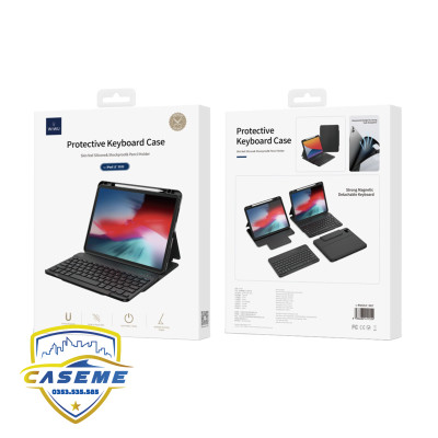 Bao da bàn phím dành cho iPad 10.2 inch, iPad 10.5 inch, iPad 10.9 inch, iPad Pro 11 inch, iPad 11 inch 2025 (Gen 11) Folio Protective - Hàng Chính Hãng