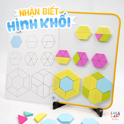 Đồ Chơi Xếp Hình Gỗ Nam Châm Lala Wooderland Phát Triển Tư Duy Sáng Tạo – Lalala Baby