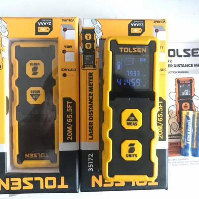 THƯỚC LẤY GÓC - KHOẢNH CÁCH ĐA NĂNG 20M TOLSEN 35172 - HÀNG CHÍNH HÃNG