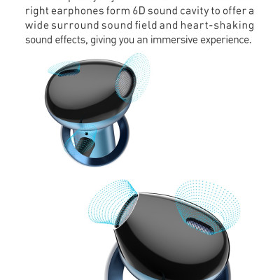 Tai Nghe Có Dây Baseus  H19 Âm Thanh Trầm Nổi 6D 3.5 Mm Tích Hợp Micro