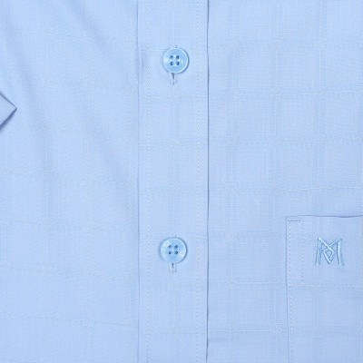 Áo sơ mi nam tay ngắn form suông vạt ngang Khatoco A1MN468T2-CNMK521-2605-N