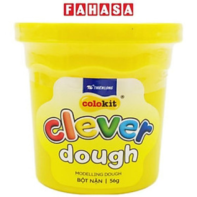 Bột Nặn Clever Dough 56g - Colokit MD-C008 - Màu Vàng