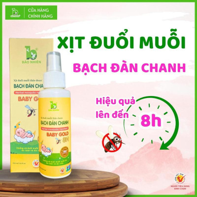 Chai xịt đuổi muỗi bạch đàn chanh Bảo Nhiên 100ml