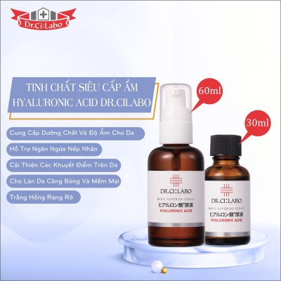 Tinh Chất Dưỡng Ẩm Và Ngăn Lão Hóa Dr.Ci:Labo Hyaluronic Acid Basic Super 100 Series (60 mL)