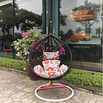 Xích đu đôi Tundo đan gối đen