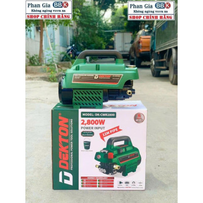 Máy Rửa Xe Dekton DK-CWR2801 - Công Suất 2800W - Có Chỉnh Áp