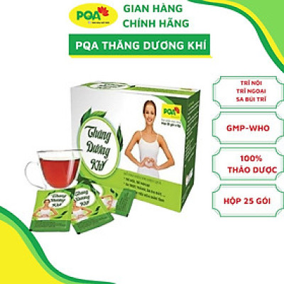 Thăng Dương Khí PQA Giúp Nhuận Tràng, Tăng Tính Bền Của Thành Mạch Và Giảm Triệu Chứng Của Bệnh Trĩ Hộp 25 Gói