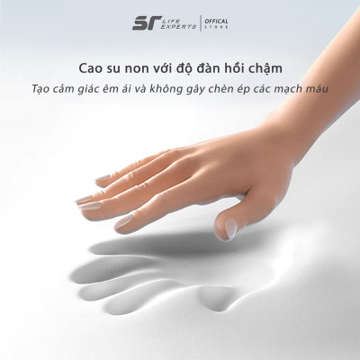 Gối Tựa Lưng Dài Công Thái Học, Đệm Lưng Chống Gù, Giảm Đau Cột Sống Dùng Cho Văn Phòng - Sairui