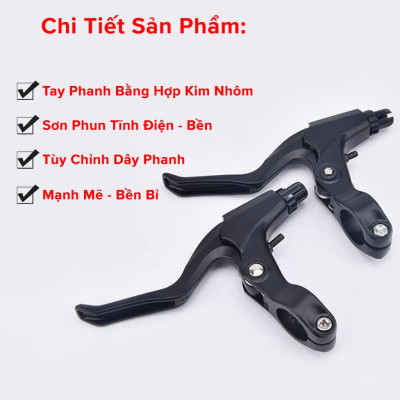 Cặp Tay phanh Xe đạp dododios Nhôm hợp kim chắc chắn