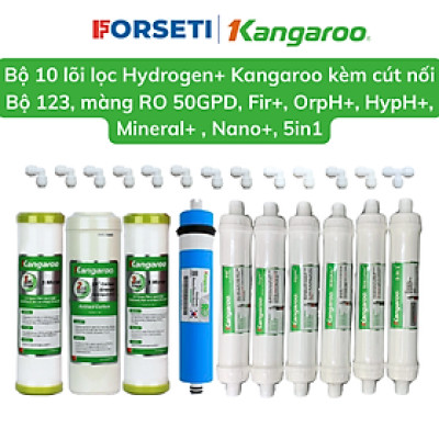 Combo 10 Lõi Lọc Nước Kangaroo Dòng Hydrogen (Model KG10A4, KG100HG...) - Hàng chính hãng
