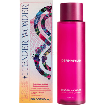 Tẩy tế bào chết dành cho da mặt Dermarium Tender Wonder 8% Lactic Acid (55ml/150ml) - Hàng chính hãng