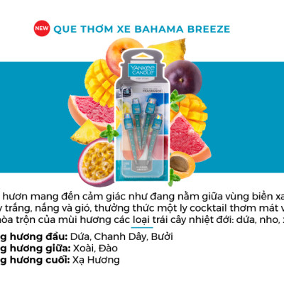 Que Thơm Xe Yankee Candle - Bahama Breeze