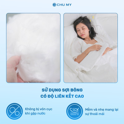 Ruột chăn chần bông kích thước 2mx2m2