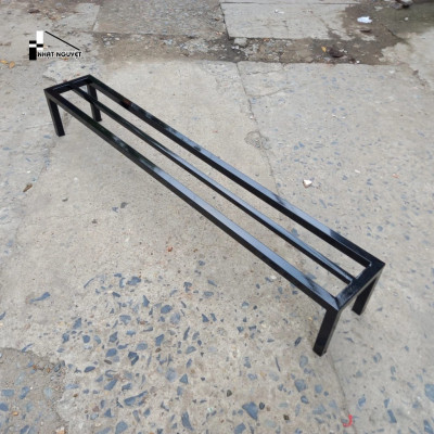 Kệ sắt kê chậu cây Dài 50 cm.Rộng 15-20-25cm Cao 10-15-20cm.hộp thép 20 x 20 mm ( Hàng Chính Hãng )