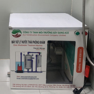 (Hàng chính hãng) Máy lọc nước thải Litero ACE1000I xử lý nước thải Phòng khám tim mạch công nghệ oxy hoá bậc cao kết hợp lọc nano và than hoạt tính 1 bộ