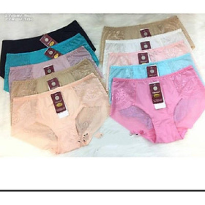Combo 10 Quần lót nữ gấm không viền ( 48kg-60kg)