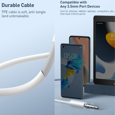 Tai Nghe H17 Baseus Encok 3.5mm lateral in-ear Wired Earphone có dây, chống nước, thể thao, âm thanh cao cấp-Hàng chính hãng