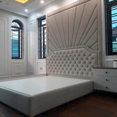 Giường bọc nệm cao cấp Juno Sofa nhiều màu lựa chọn 