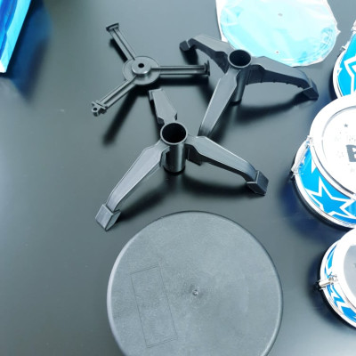 Bộ đồ chơi 5 trống kèm ghế ngồi cho bé