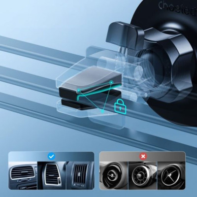 Giá đỡ điện thoại Choetech AT0004 Mag-netic kẹp khe gió trên ô tô  (hàng chính hãng)