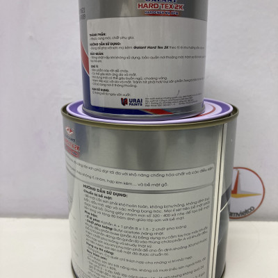 Sơn sắt kẽm Galant Hard tex 2k màu đen 410 (3.75L/Bộ)