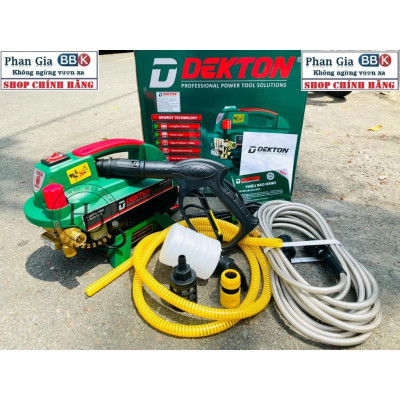 Máy Xịt Rửa Xe Mini Dekton DK-CWR2200A - Công Suất 2200W - Motor 100% Dây Đồng - Bảo Hành 12 Tháng