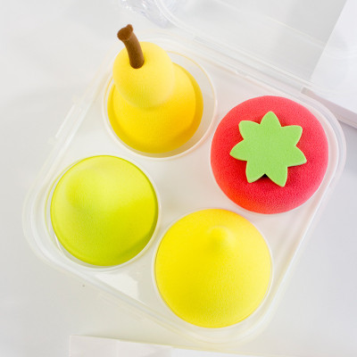 Combo 4 món mút tán phấn  cao cấp hình  trái cây giọt nước , tán phấn siêu mềm mại hình giọt nước , có độ đàn hồi cao , dẻo ,không bị biến dạng ,nhiều màu sắc cute xinh xắn đáng yêu