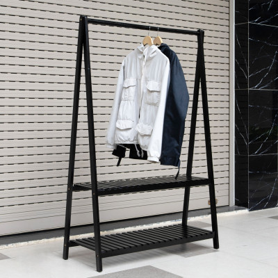 GIÁ TREO QUẦN ÁO CHỮ A GỖ ĐA NĂNG 2 TẦNG SIZE 1M - AHAN 2F 1M 