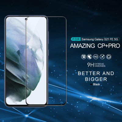 Kính cường lực cho Samsung S21 FE, Samsung S20 FE hiệu Nillkin Amazing CP+ Pro 0.33mm chống vỡ, chống xước cao cấp - Hàng chính hãng.