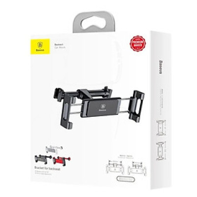 Đế giá đỡ Baseus Backseat Car Mount SUHZ gắn sau ghế ô tô xoay 360° sử dụng cho I-PAD & Điện Thoại   - Hàng Chính Hãng