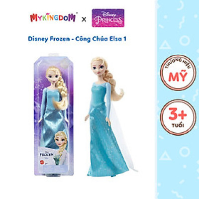 Đồ Chơi Disney Frozen - Công Chúa Elsa 1 DISNEY PRINCESS MATTEL HLW47/HLW46