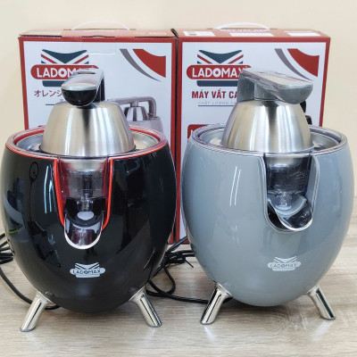 Máy vắt cam công suất lớn Ladomax - Công suất 860W - moto đồng - có linh kiện thay - Màu đen - Hàng chính hãng