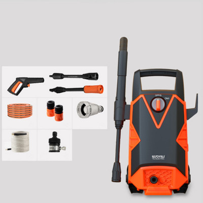 Máy bơm áp lực Yili rửa ôtô, xe máy công suất lớn 1400W, Áp suất 100Bar -  (Bản Cao cấp + Tặng phụ kiện) 