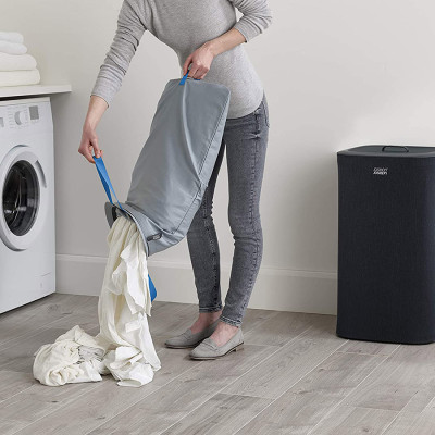 Thùng Đựng Đồ Giặt Joseph Joseph 50002 Tota 60L Màu Đen - Hàng Nhập Khẩu Đức