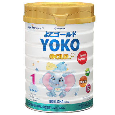 Sữa bột Vinamilk YOKOGOLD 1 850g (cho trẻ từ 0 - 1 tuổi)