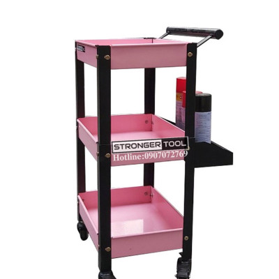 XE ĐẨY DỤNG CỤ 3 TẦNG ĐA NĂNG CÓ KÈM KHAY PHỤ ĐỰNG ĐỒ