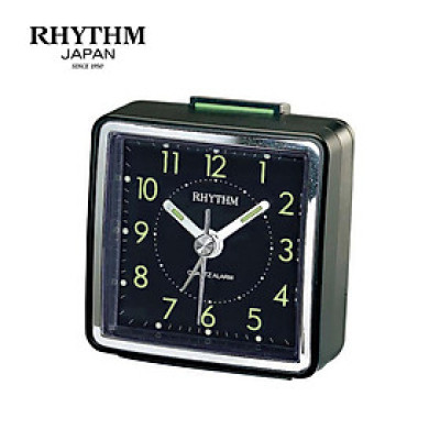 Đồng hồ Rhythm CRE210NR71. Kt 5.7 x 5.7 x 3.3cm, 55g Vỏ nhựa. Dùng Pin.