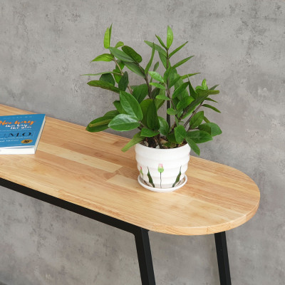 Bàn trang trí console gỗ cao su chân sắt Juno sofa CSTCT061120x30x85 cm nhiều màu lựa chọn 
