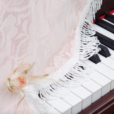 Khăn phủ đàn piano chất liệu ren siêu sang