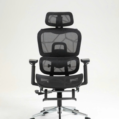 Ghế Công Thái Học Văn Phòng New Beginning NB900 – Ghế Xoay Lưng Lưới, Kèm Tựa Đầu, Tay Đa Năng