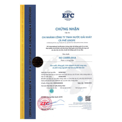 Cà phê nguyên hạt Sức Mạnh Lekofe 70% Robusta 30% Culi Đậm đà thơm ngon Túi 1000g