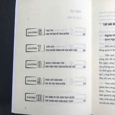 Sách: Quản Lí Giỏi Phải Biết Trao Quyền