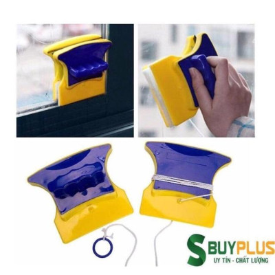 Dụng Cụ Lau Kính 2 Mặt LKT Có Nam Châm Tiện Dụng