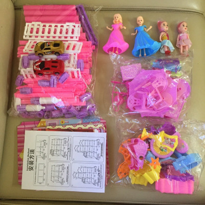 Đồ Chơi Cho Bé Gái, Nhà Búp Bê Cỡ Lớn 194 Chi Tiết, Đồ Chơi Búp Bê Barbie, Quà Tặng Sinh Nhật