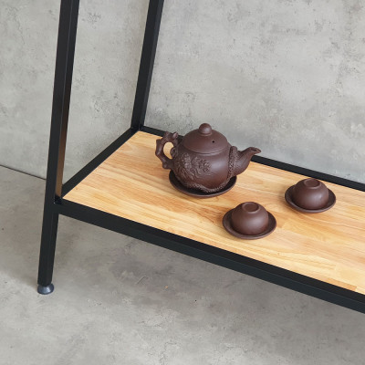 Bàn trang trí console gỗ cao su chân sắt Juno sofa CSTCT061120x30x85 cm nhiều màu lựa chọn 