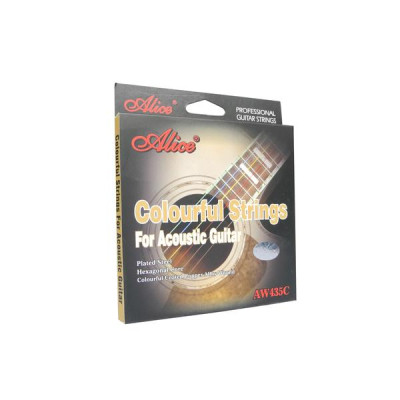 Dây Đàn Guitar Acoustic Alice KBD AW435C - Nhiều Màu