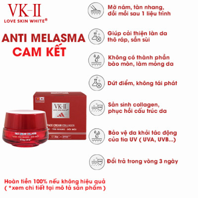 Kem Ngừa Nám - Tàn Nhang - Đồi Mồi VK II 35g