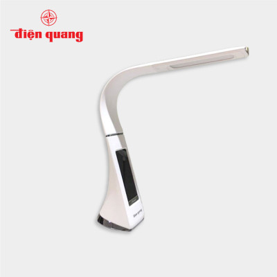 Đèn bàn LED Bảo vệ thị lực Điện Quang ĐQ LDCL1.1 (Đèn bàn 5W, tích hợp đồng hồ báo thức)